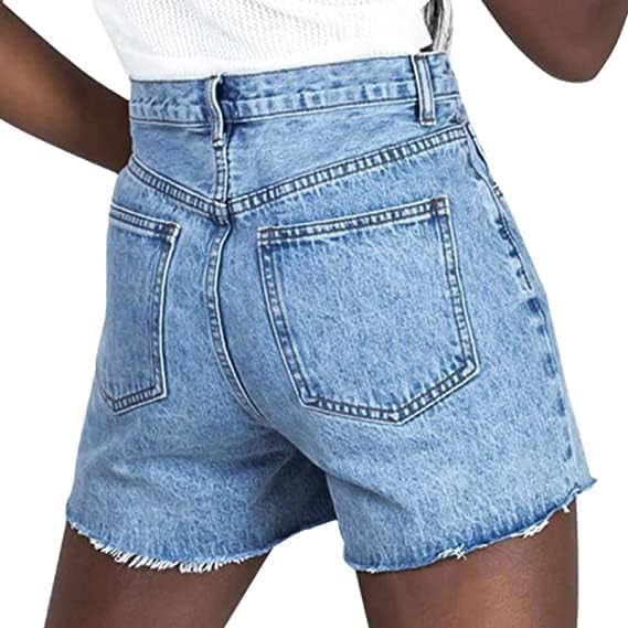 Genleck Short en jean croisé pour femme