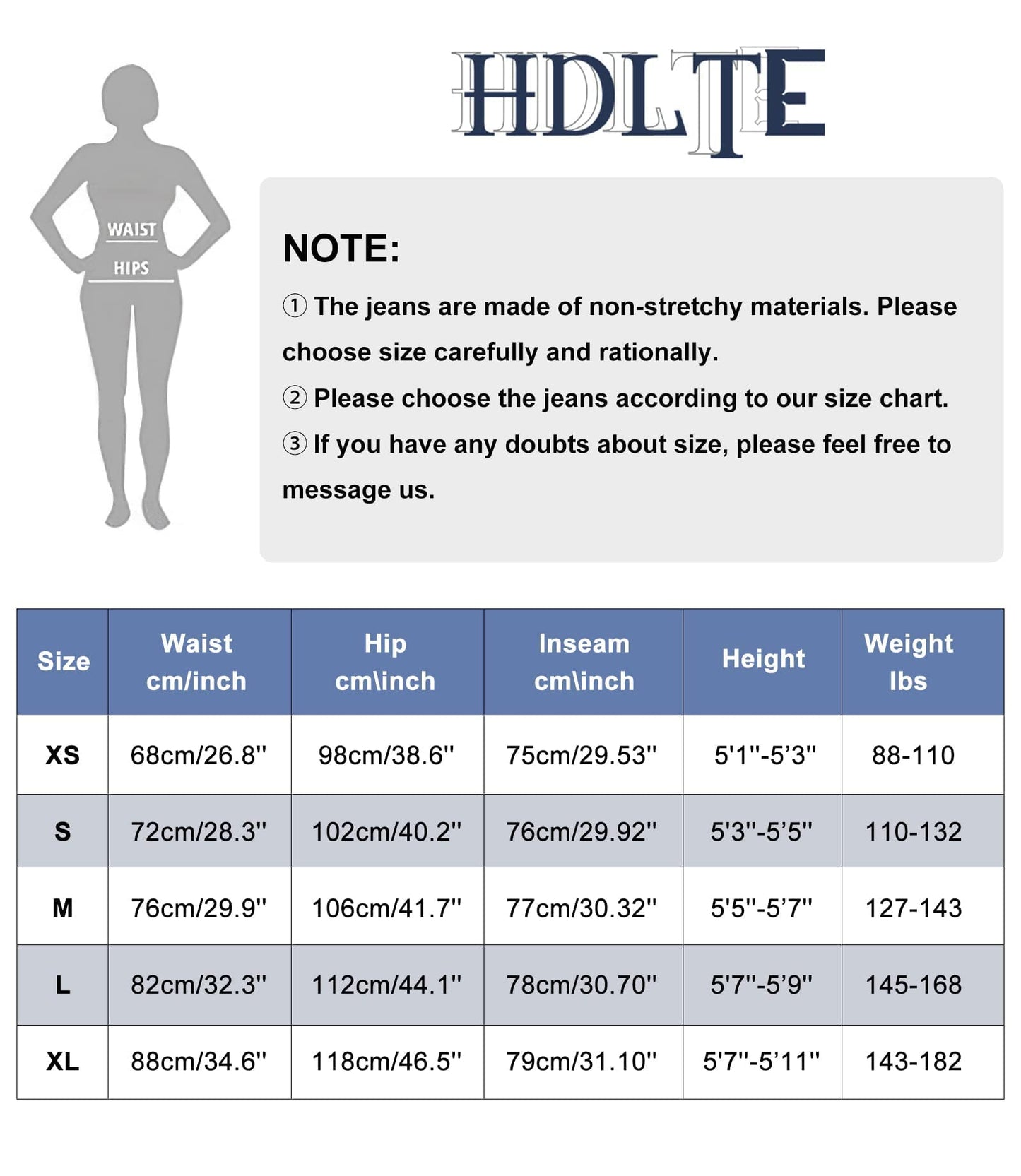 Women Wide Leg High Waist Baggy Jeans(HDLTE)
