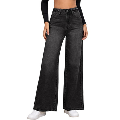 Genleck Women's Wide Leg Baggy Jeans